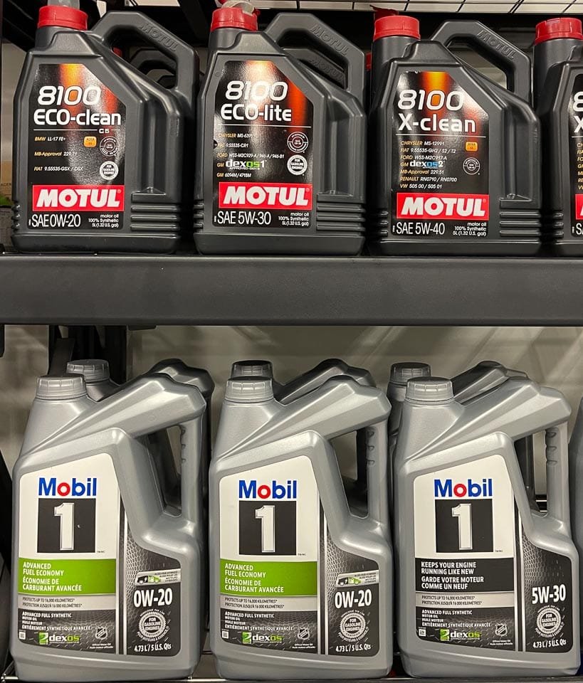 Motul Synthetic & Mobil 1 Oil